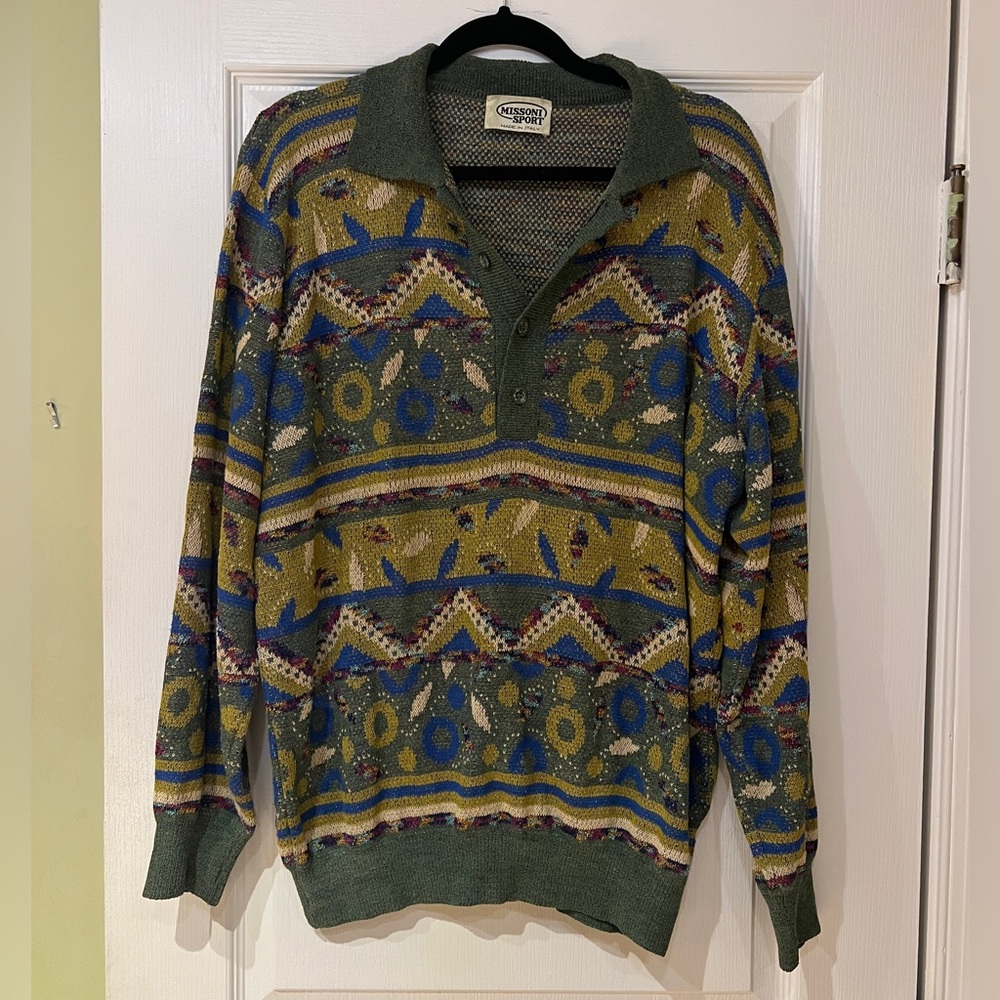 RARE Vintage Missioni Sport Sweater - Italy